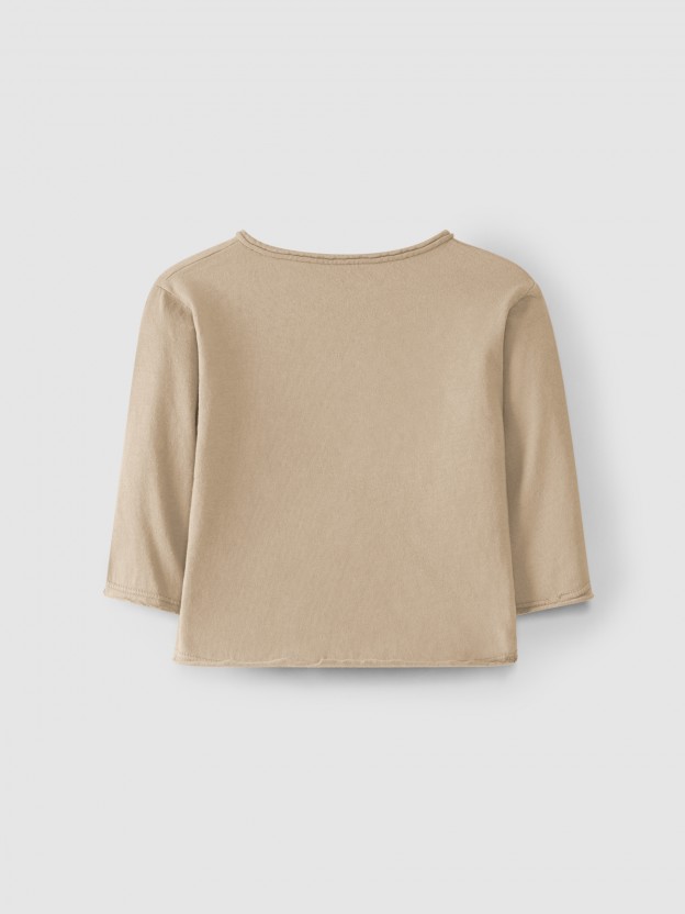 Plain longsleeve with pocket Plain longsleeve with pocket