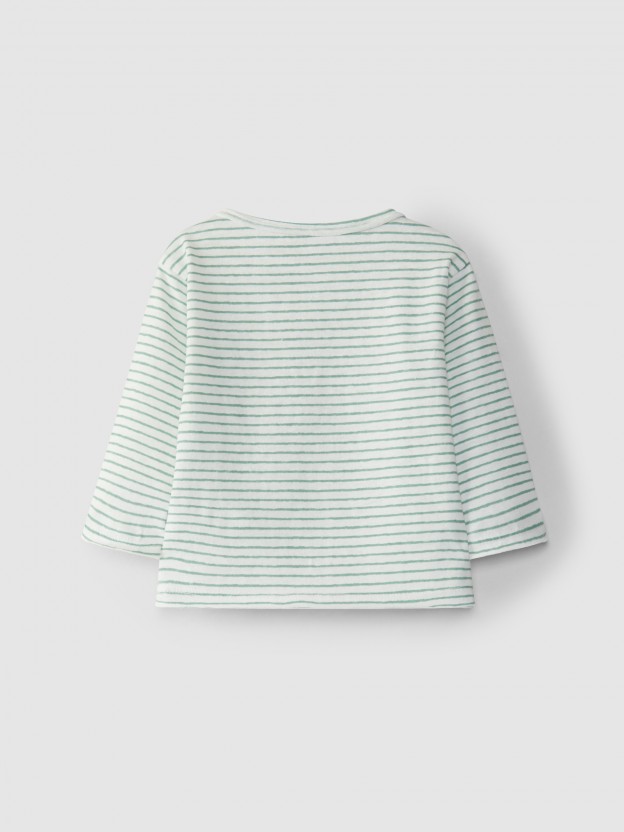 Longsleeve embroidered with drawstring Longsleeve embroidered with drawstring