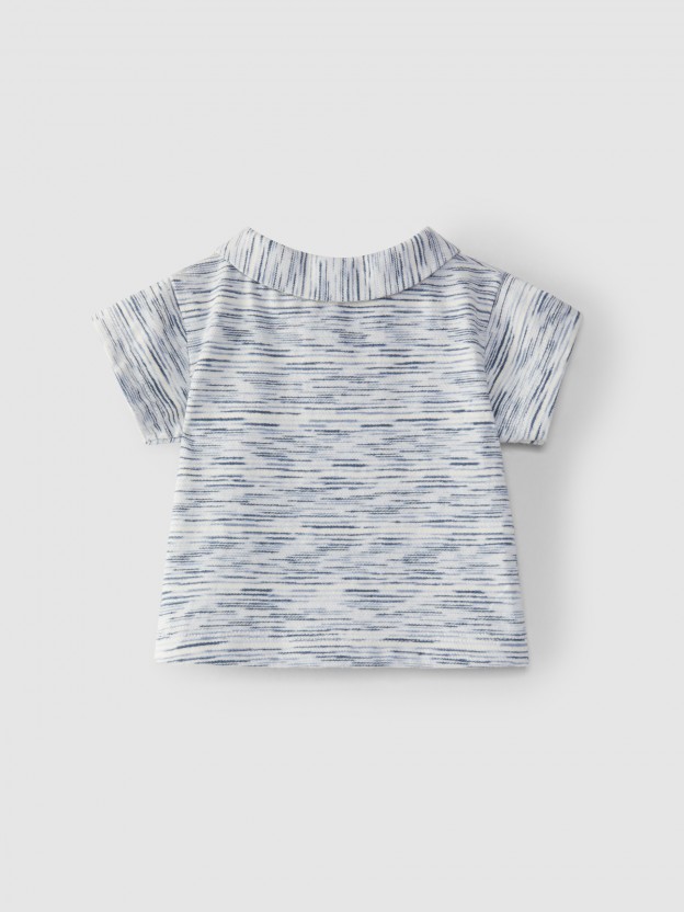 Polo shirt in jersey with collar Polo shirt in jersey with collar