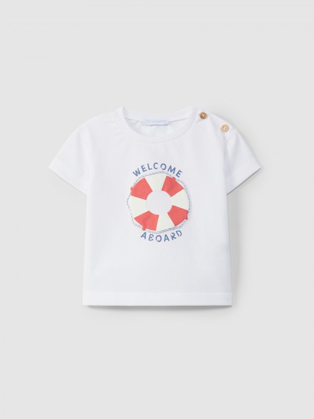 T-shirt boia " Welcome aboard"