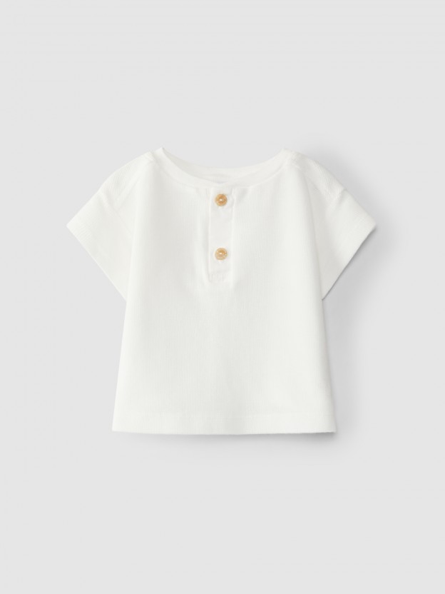 Waffle jersey T-shirt Waffle jersey T-shirt