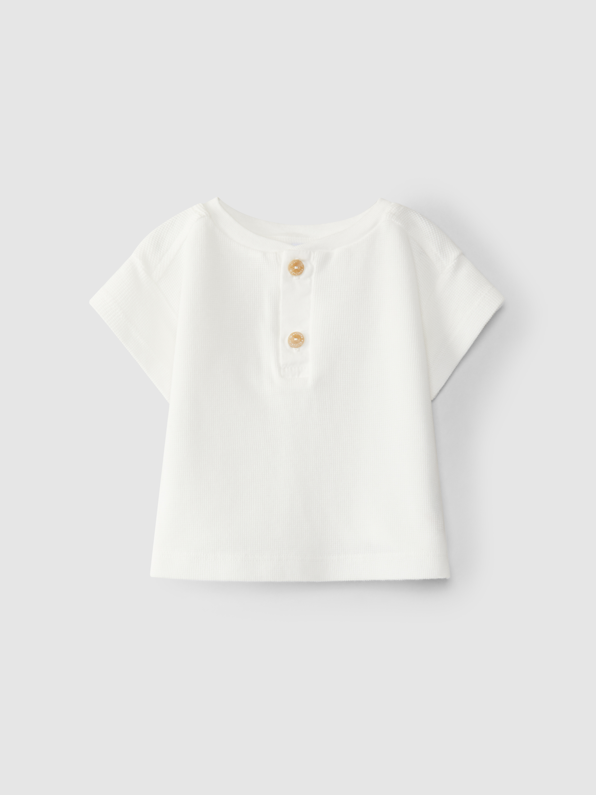 Waffle jersey T-shirt