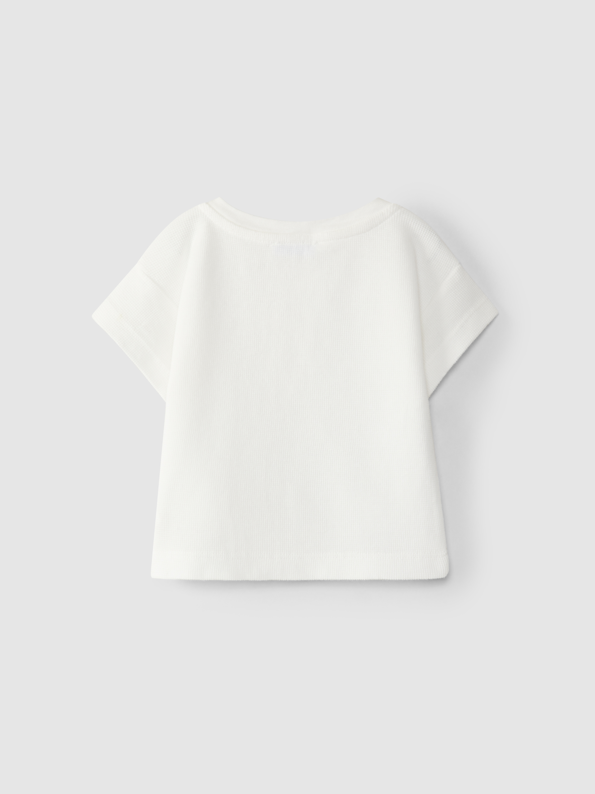 Waffle jersey T-shirt