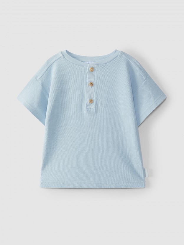 Camiseta punto gofre Camiseta punto gofre