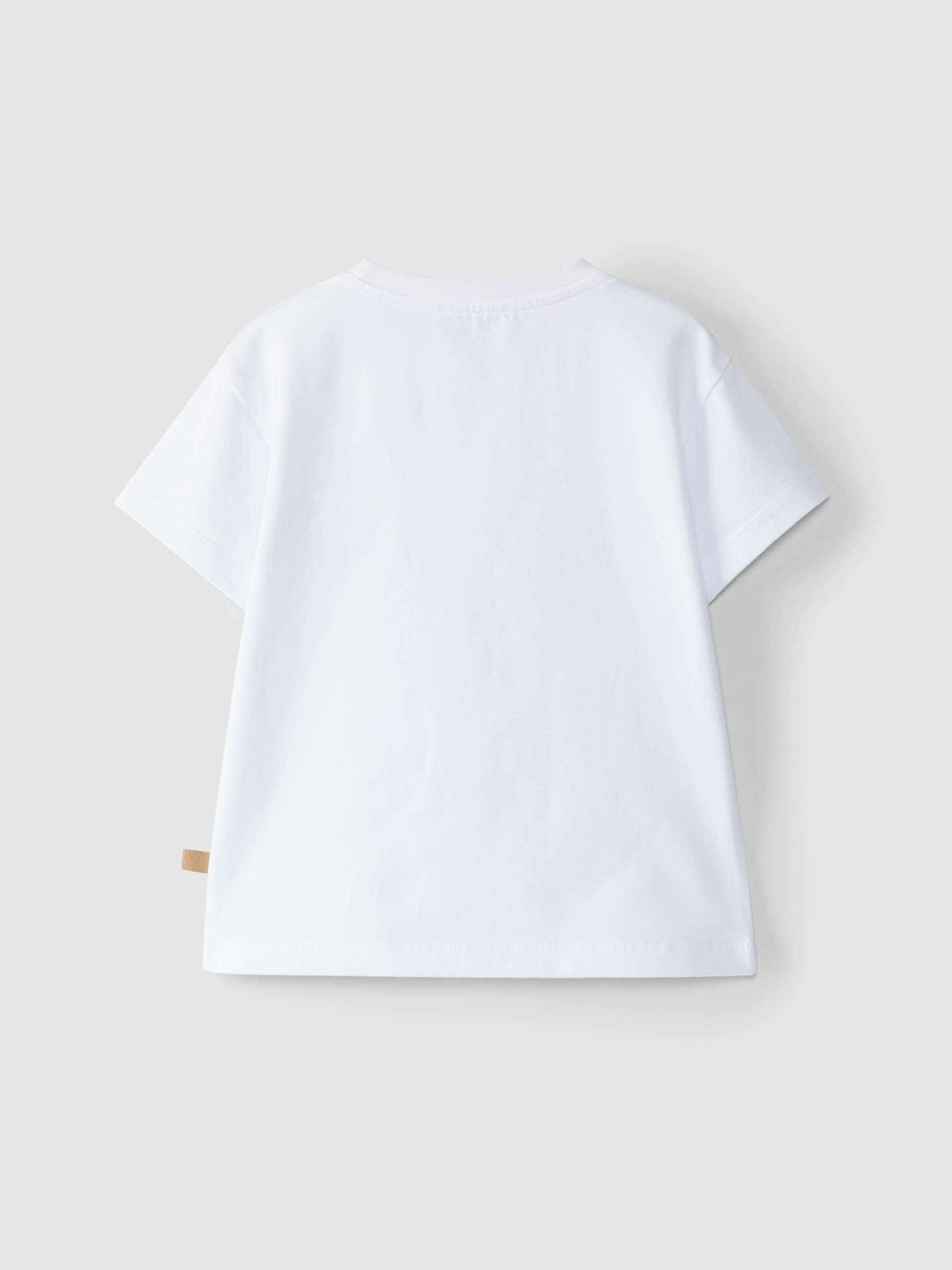 T-shirt avec poches et fleurs brodées