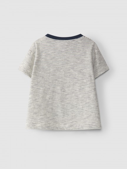 T-shirt rayures irrégulières T-shirt rayures irrégulières