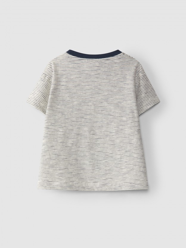 T-shirt rayures irrégulières T-shirt rayures irrégulières