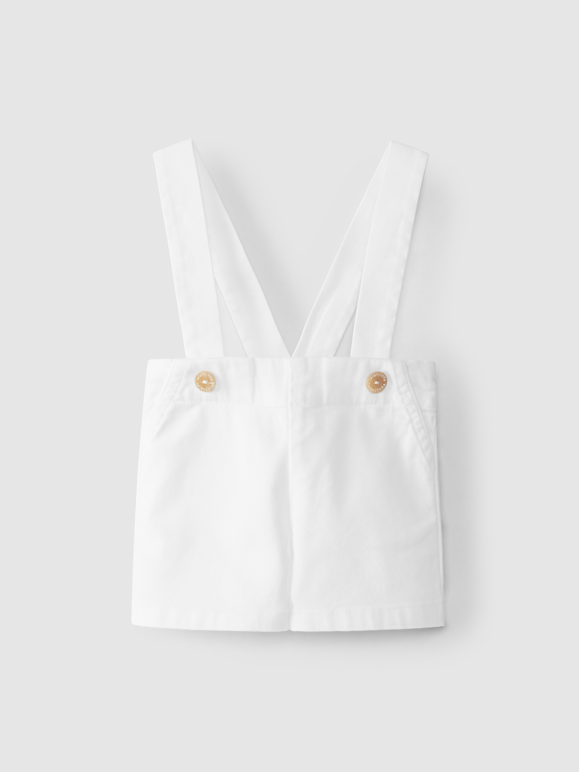 Canvas shorts with straps