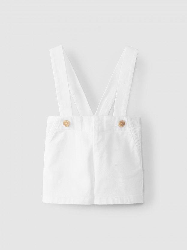 Canvas shorts with straps Canvas shorts with straps