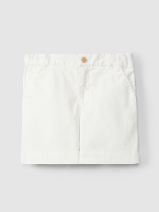 Canvas shorts with three pockets Canvas shorts with three pockets