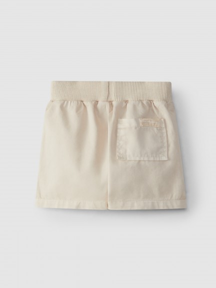 Shorts pull-up plain twill Shorts pull-up plain twill