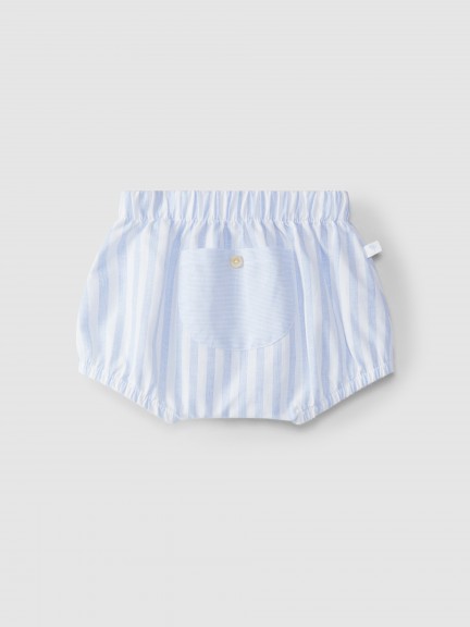 Striped diaper cover with pocket Striped diaper cover with pocket