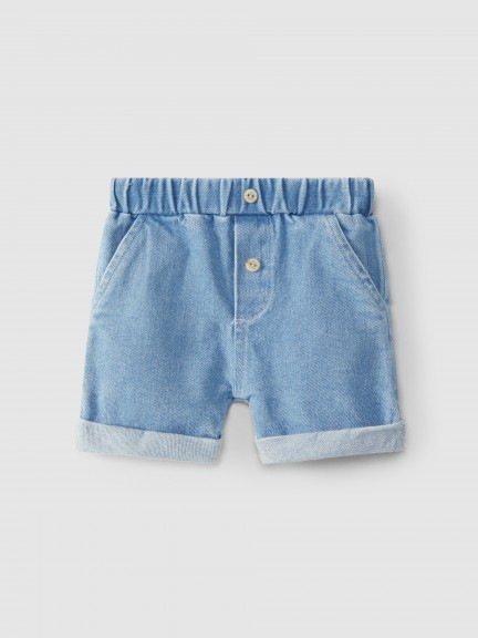 Shorts denim pull-up