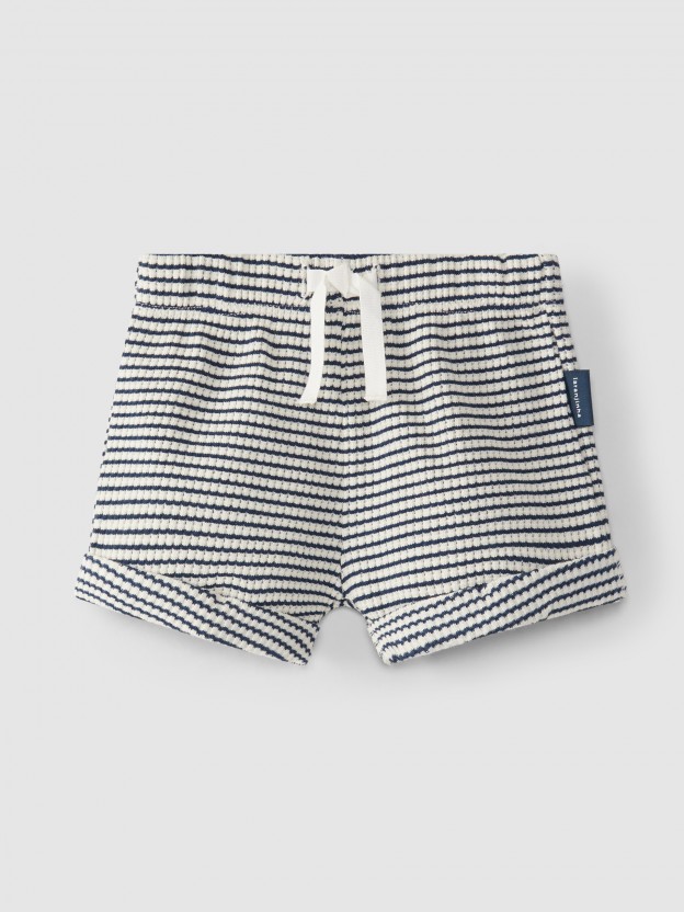 Pull-up shorts striped jersey Pull-up shorts striped jersey