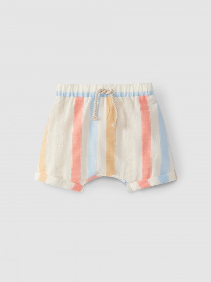 Shorts striped pull-up Shorts striped pull-up