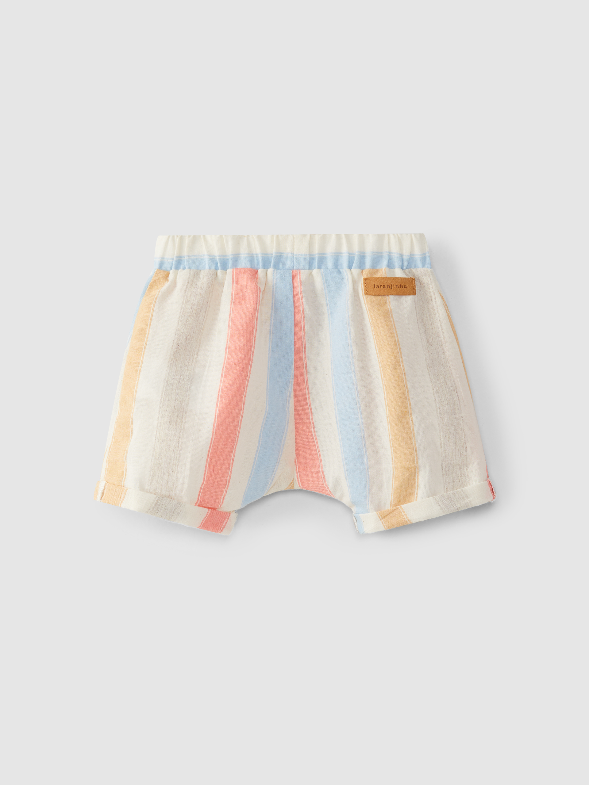 Shorts striped pull-up