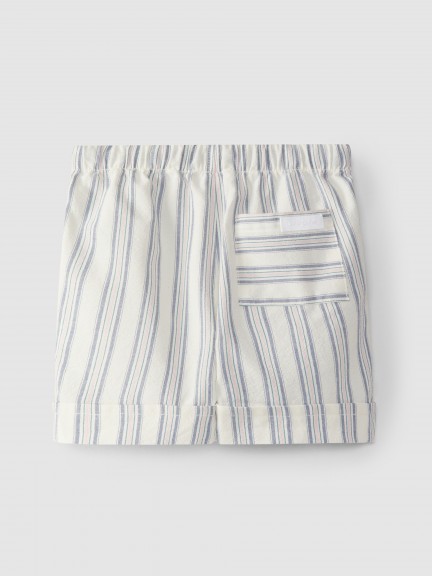 Pull-up shorts stripes with three pockets Pull-up shorts stripes with three pockets