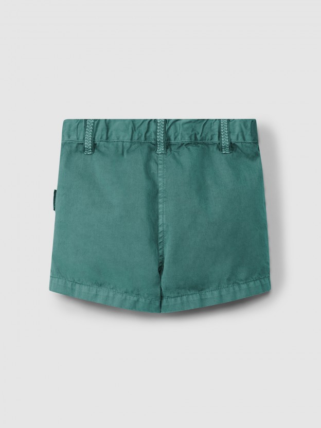 Twill shorts with pockets Twill shorts with pockets