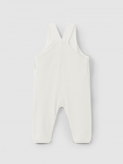 Dungarees in organic jacquard jersey Dungarees in organic jacquard jersey