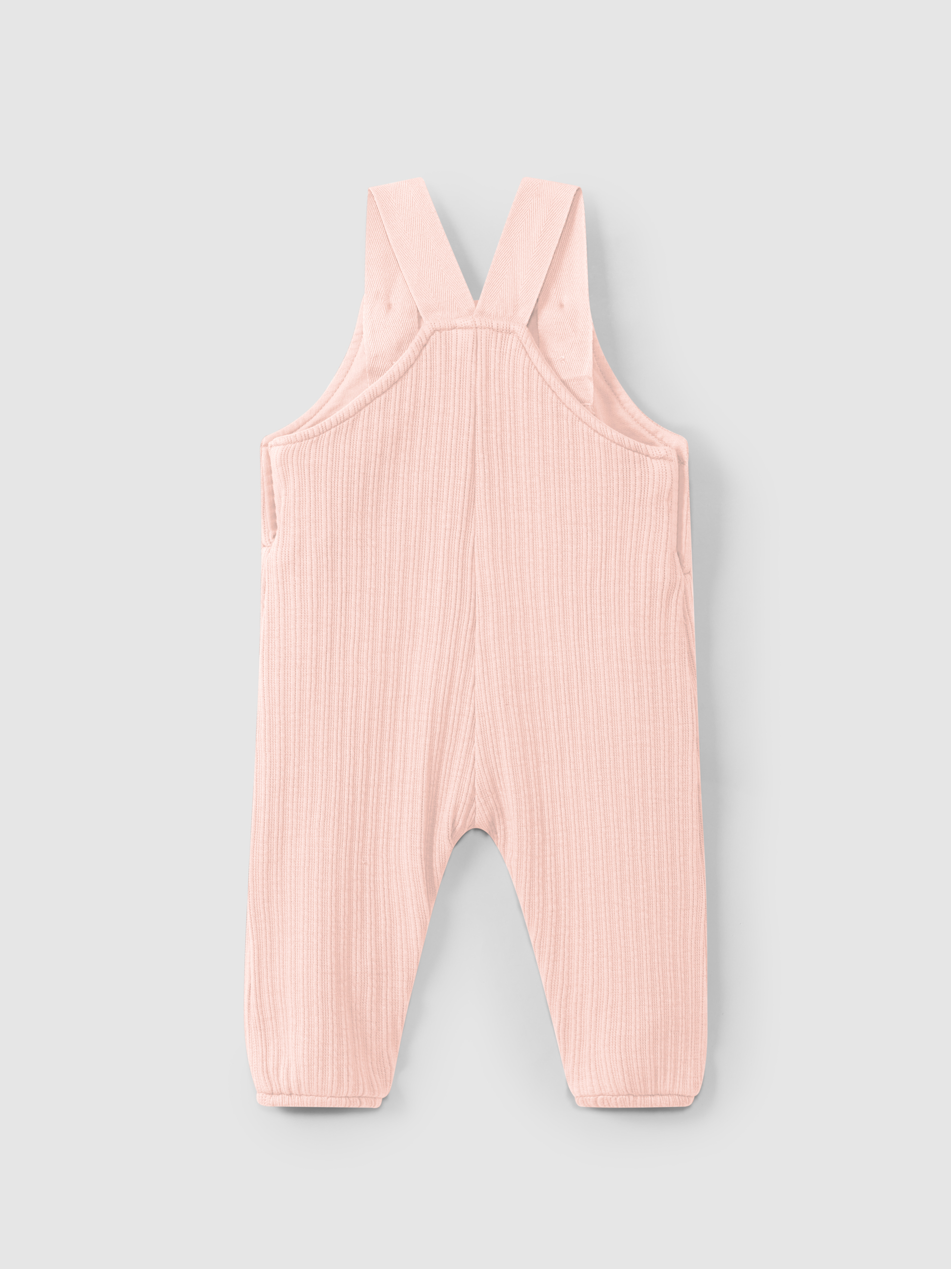Dungarees in organic jacquard jersey