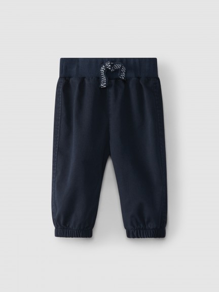 Pull-up pants plain twill Pull-up pants plain twill
