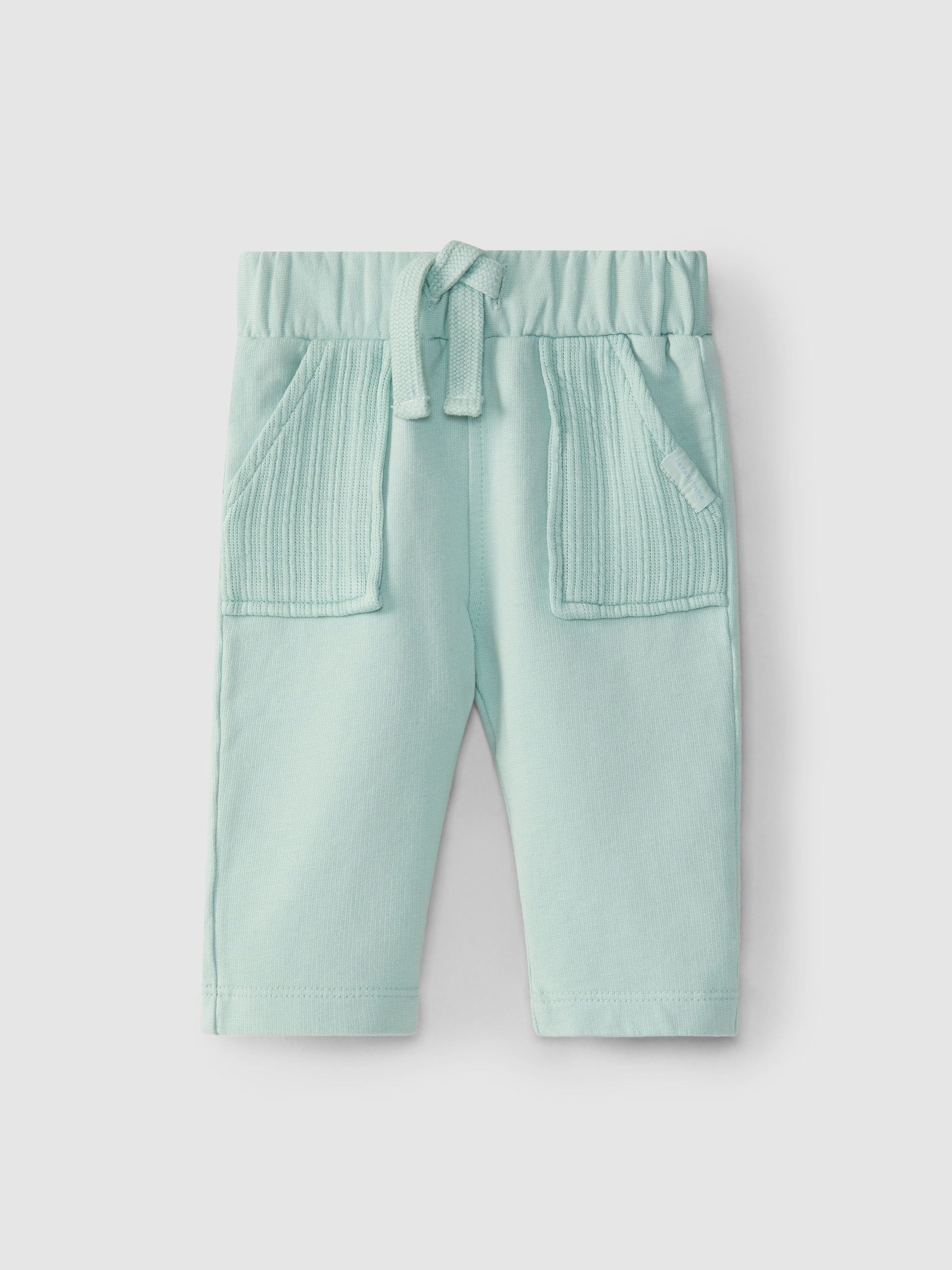 Pants in plush jacquard jersey pockets