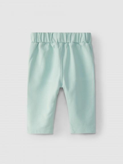 Pants in plush jacquard jersey pockets Pants in plush jacquard jersey pockets