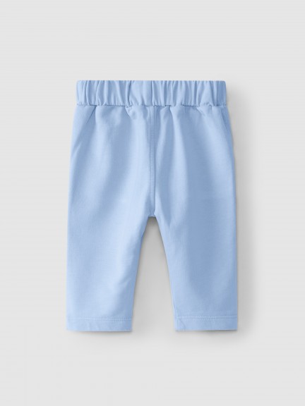 Pants in plush jacquard jersey pockets Pants in plush jacquard jersey pockets