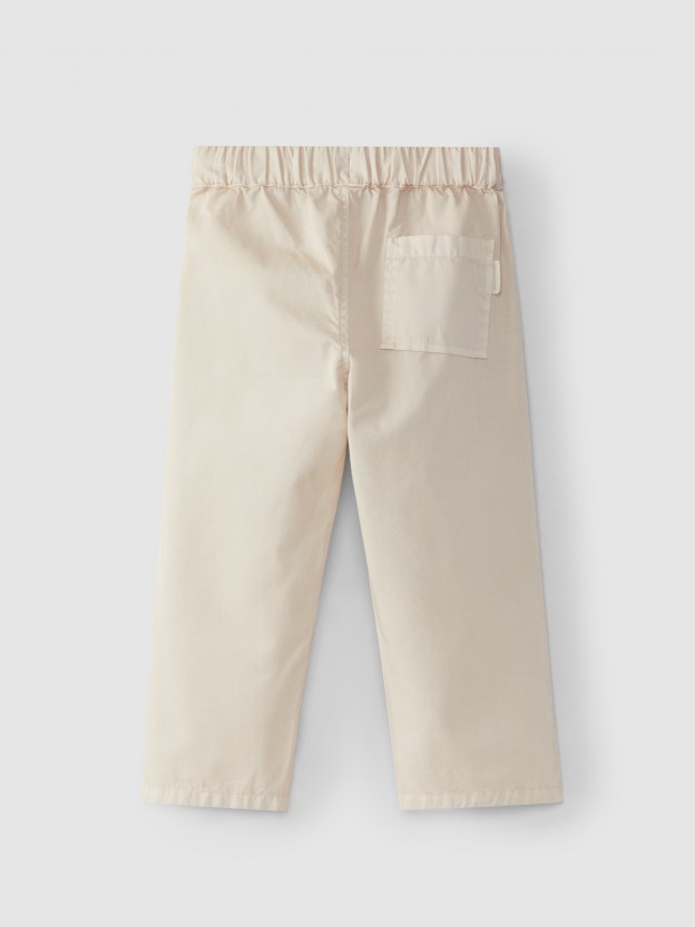 Pantalon chino pull-up