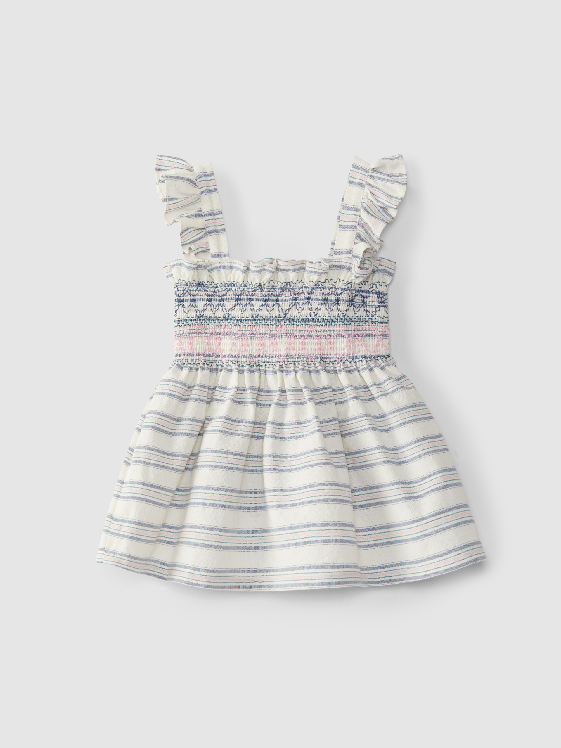 Blusa a rayas con smocks