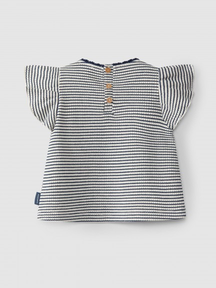 Striped jersey top Striped jersey top