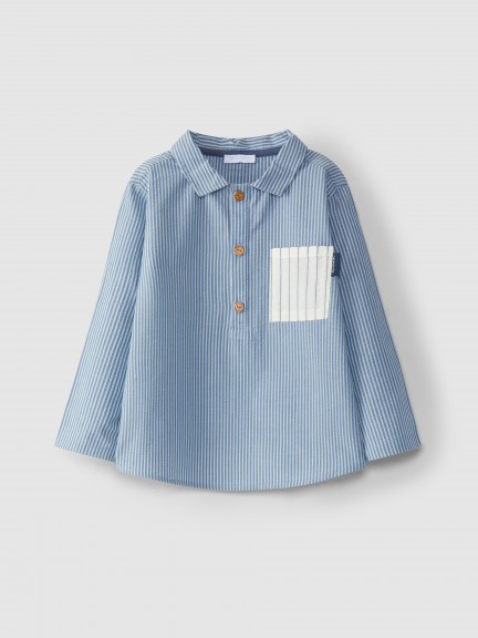 Shirt seersucker effect