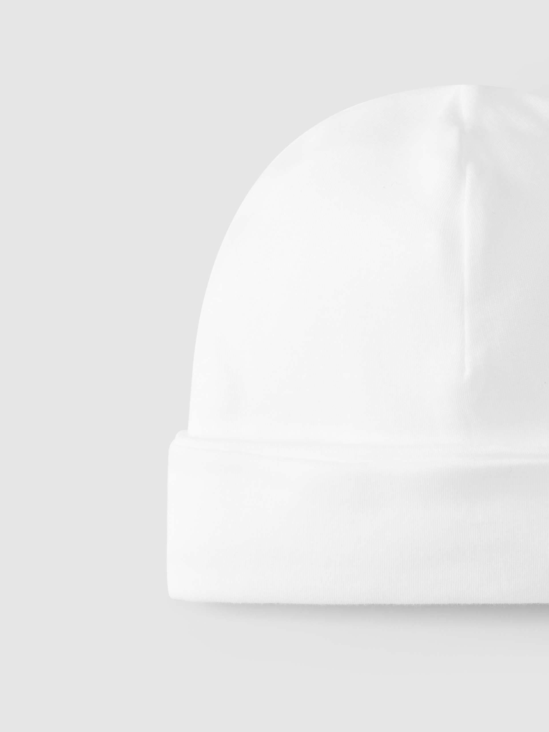 Bonnet en maille de coton uni
