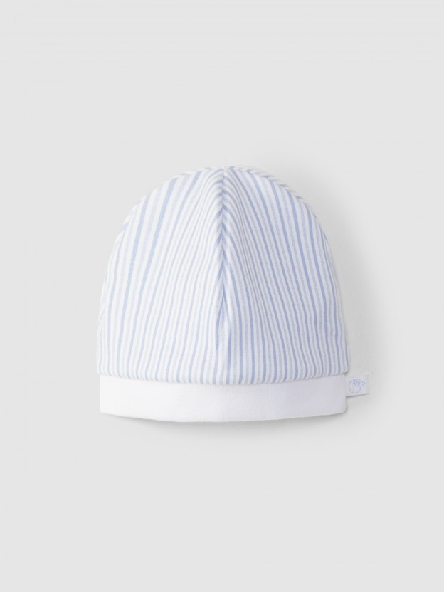 Printed beanie