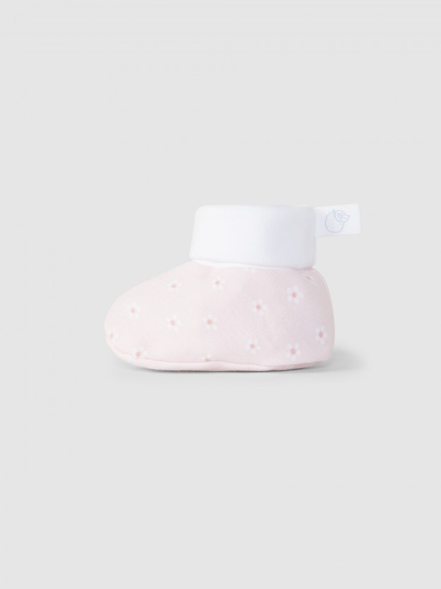 Printed booties Printed booties