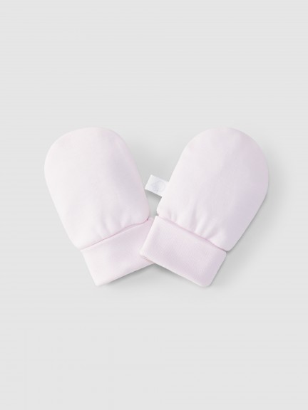 Gants maille de coton uni