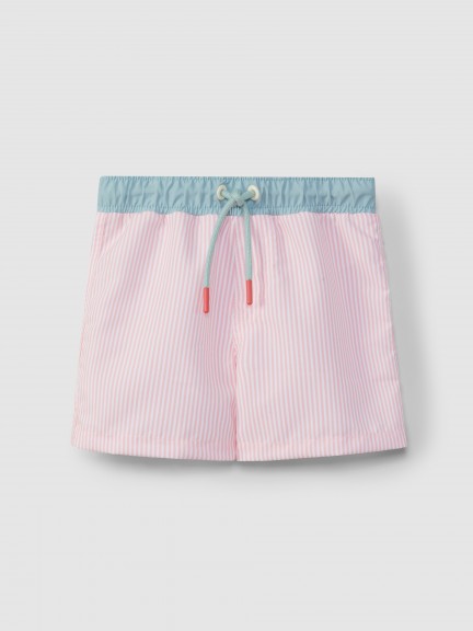 Thin stripe swim shorts with pocket Thin stripe swim shorts with pocket