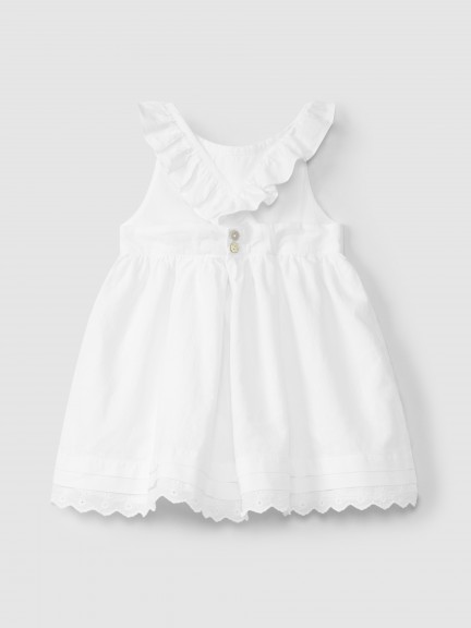 Vestido com alças cruzadas nas costas Vestido com alças cruzadas nas costas