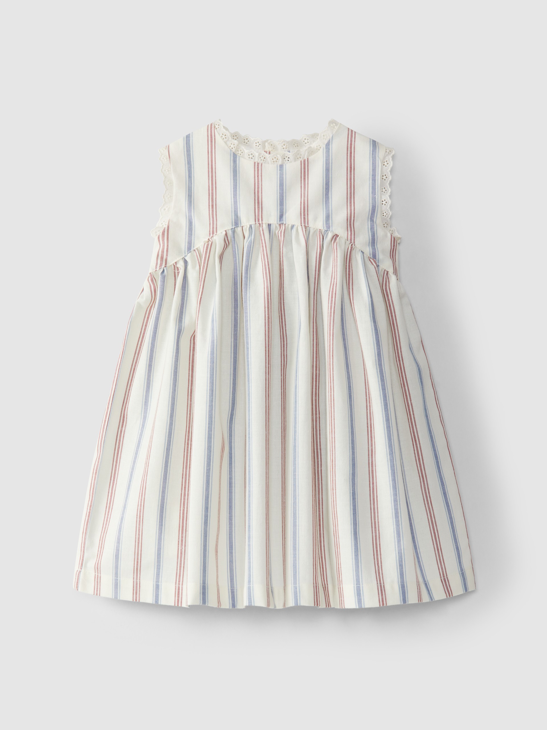 Vestido de flores con volante de encaje