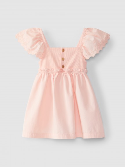 Robe manches en broderie anglaise Robe manches en broderie anglaise