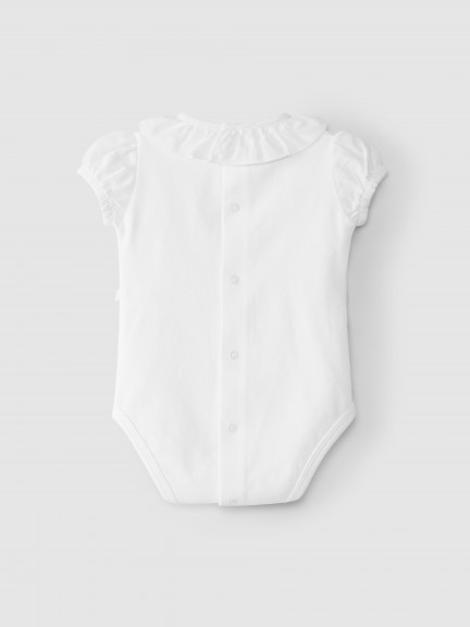 Bodyvest blouse with ruffled collar Bodyvest blouse with ruffled collar