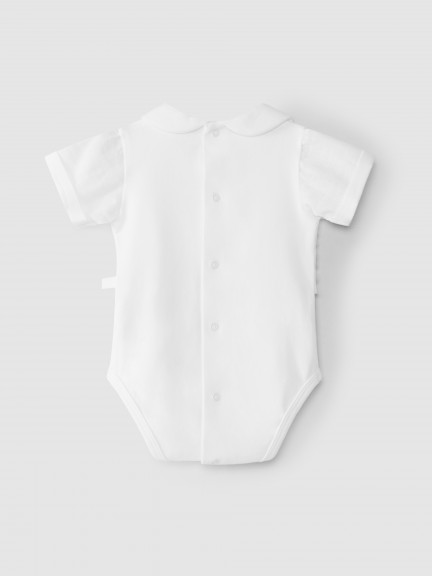 Camisa-body con cuello peter pan Camisa-body con cuello peter pan