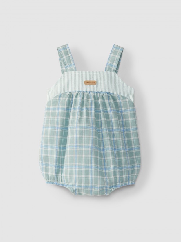 Shortie plaid and stripes