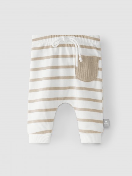 Pull-up pants with stripes Pull-up pants with stripes