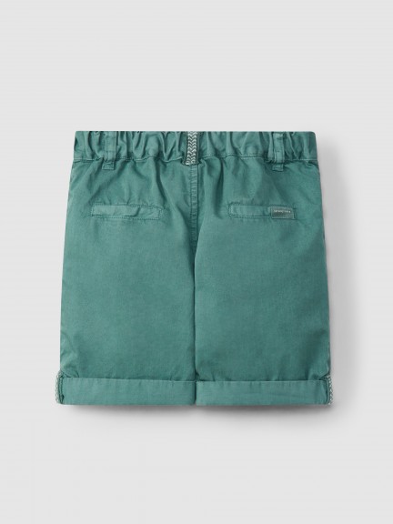 Twill shorts with four pockets Twill shorts with four pockets