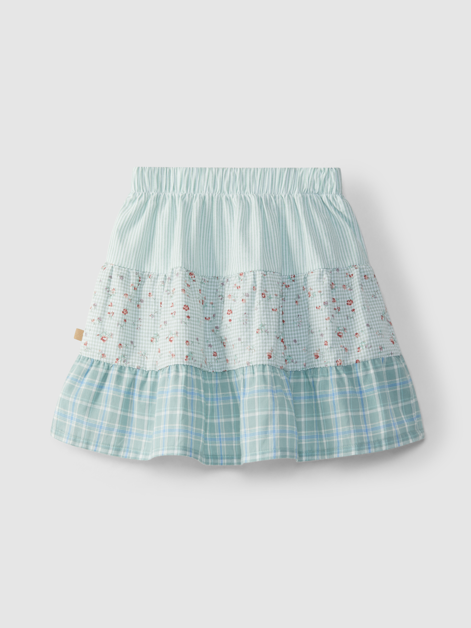 Skirt patchwork effect
