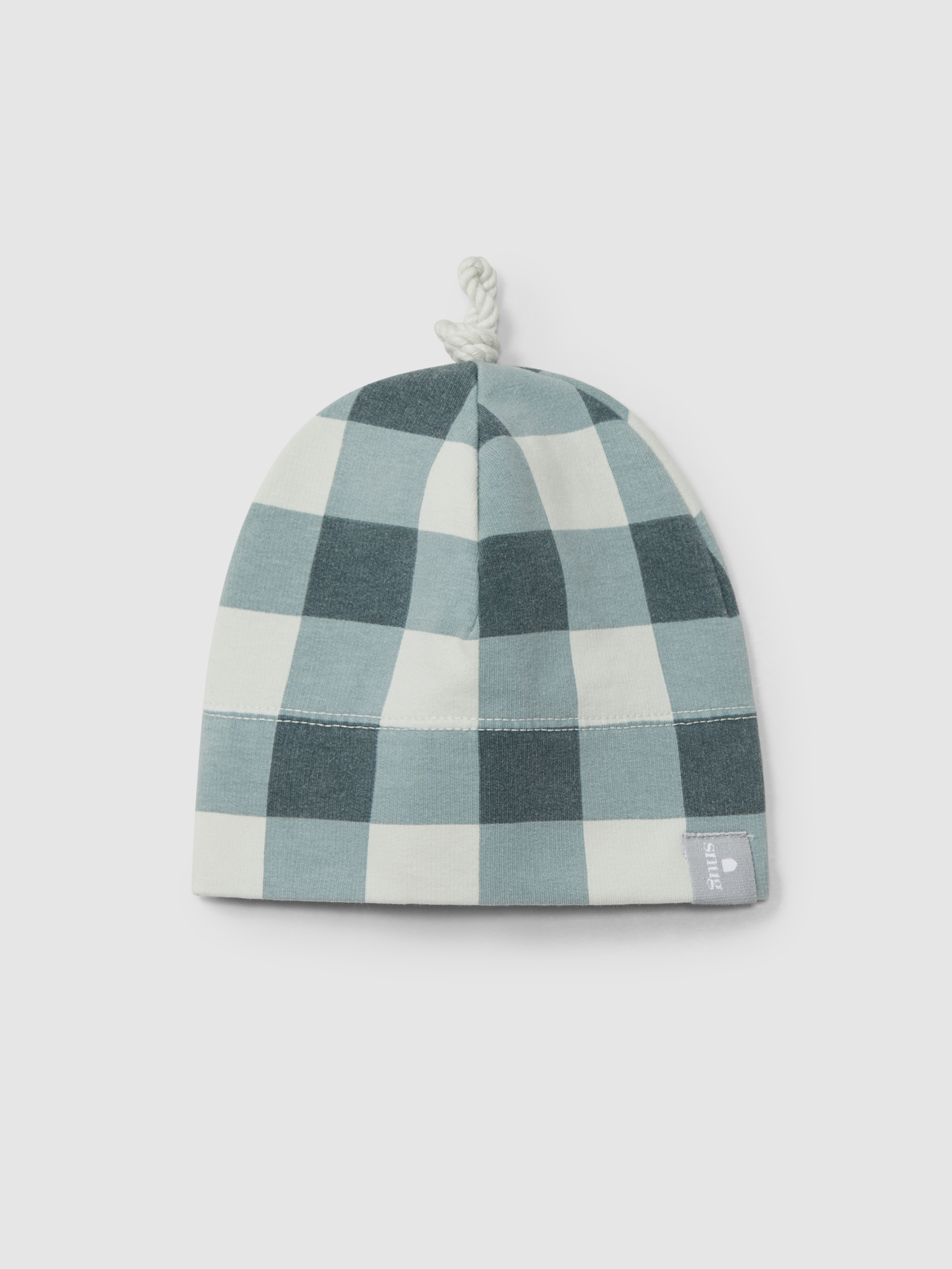 Gorro xadrez com nó