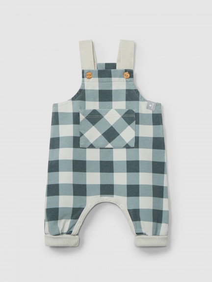 Plaid dungarees with pocket Plaid dungarees with pocket