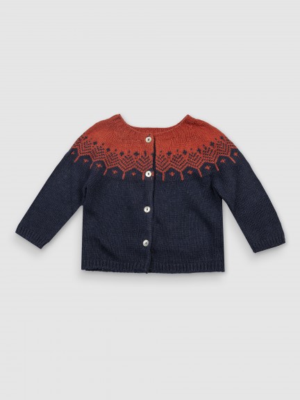 Abrigo tejido en jacquard Abrigo tejido en jacquard