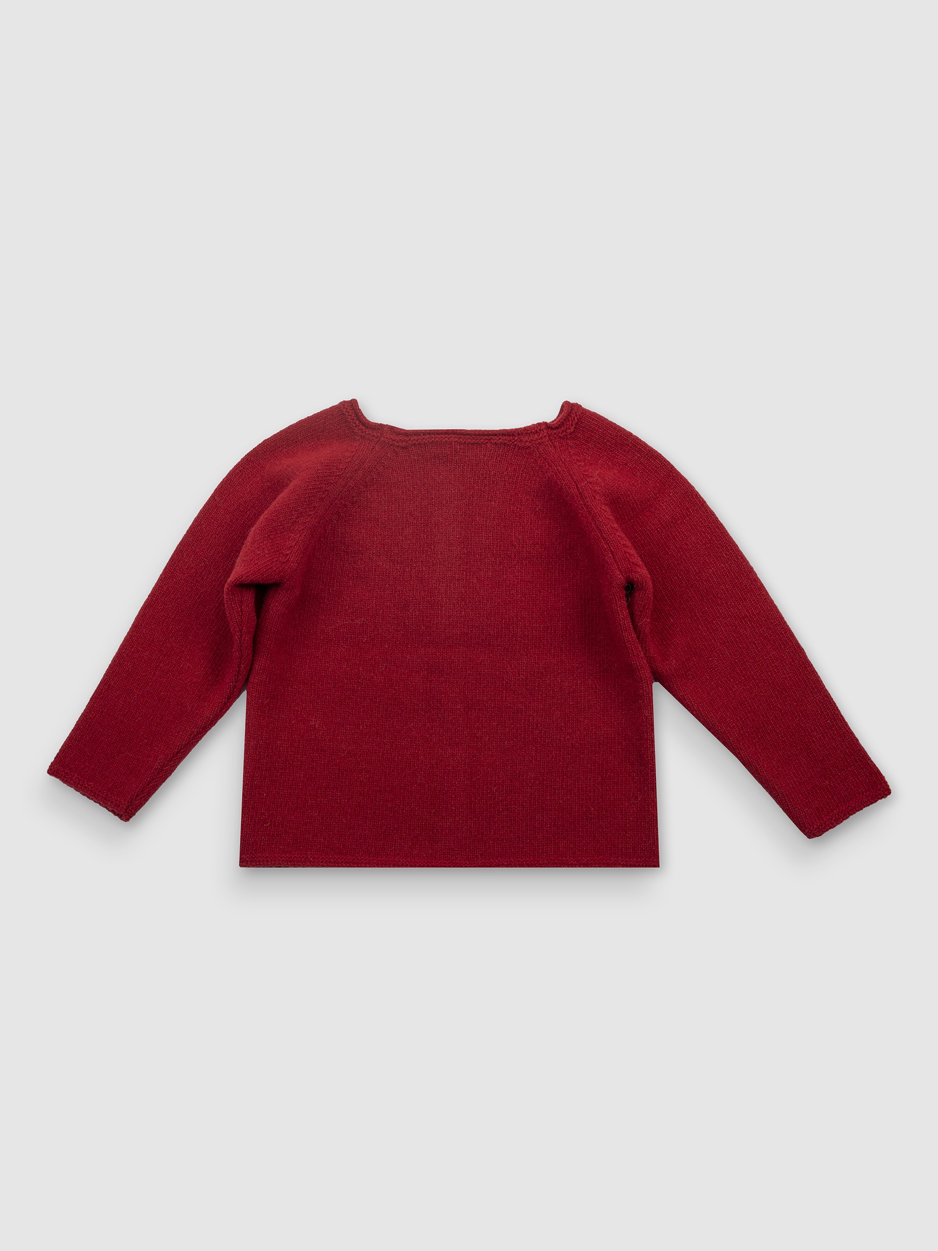 Chaqueta de punto con cuello redondo